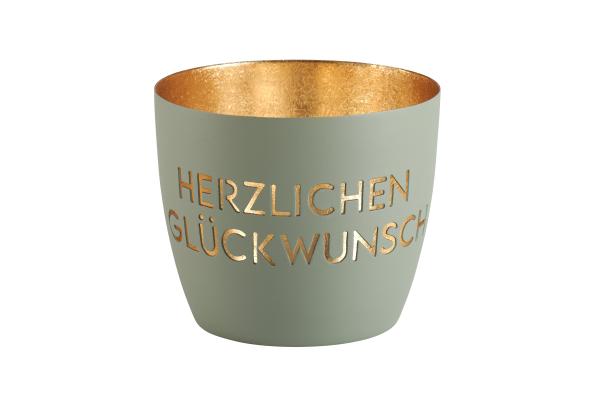 Madras Windlicht Herzlichen Glückwunsch